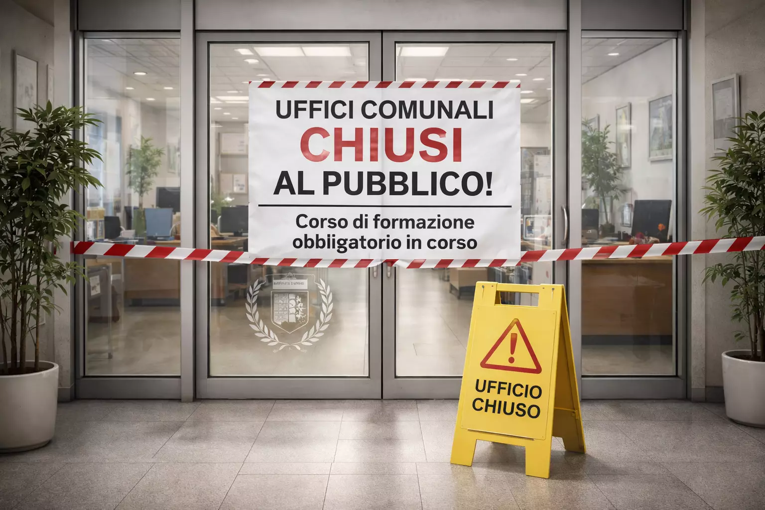 Chiusura nella mattinata del 4 marzo